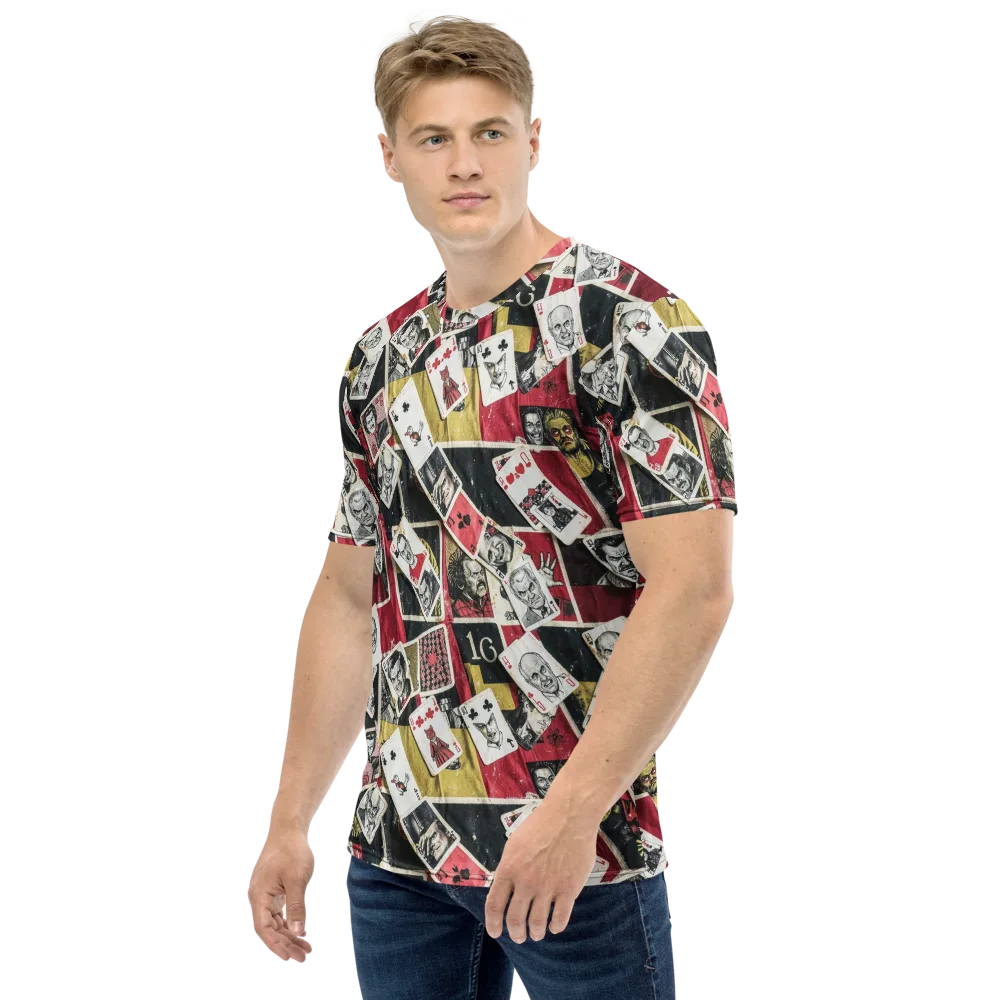 Velvet Ante on Men's Crew Neck T-Shirt — Left