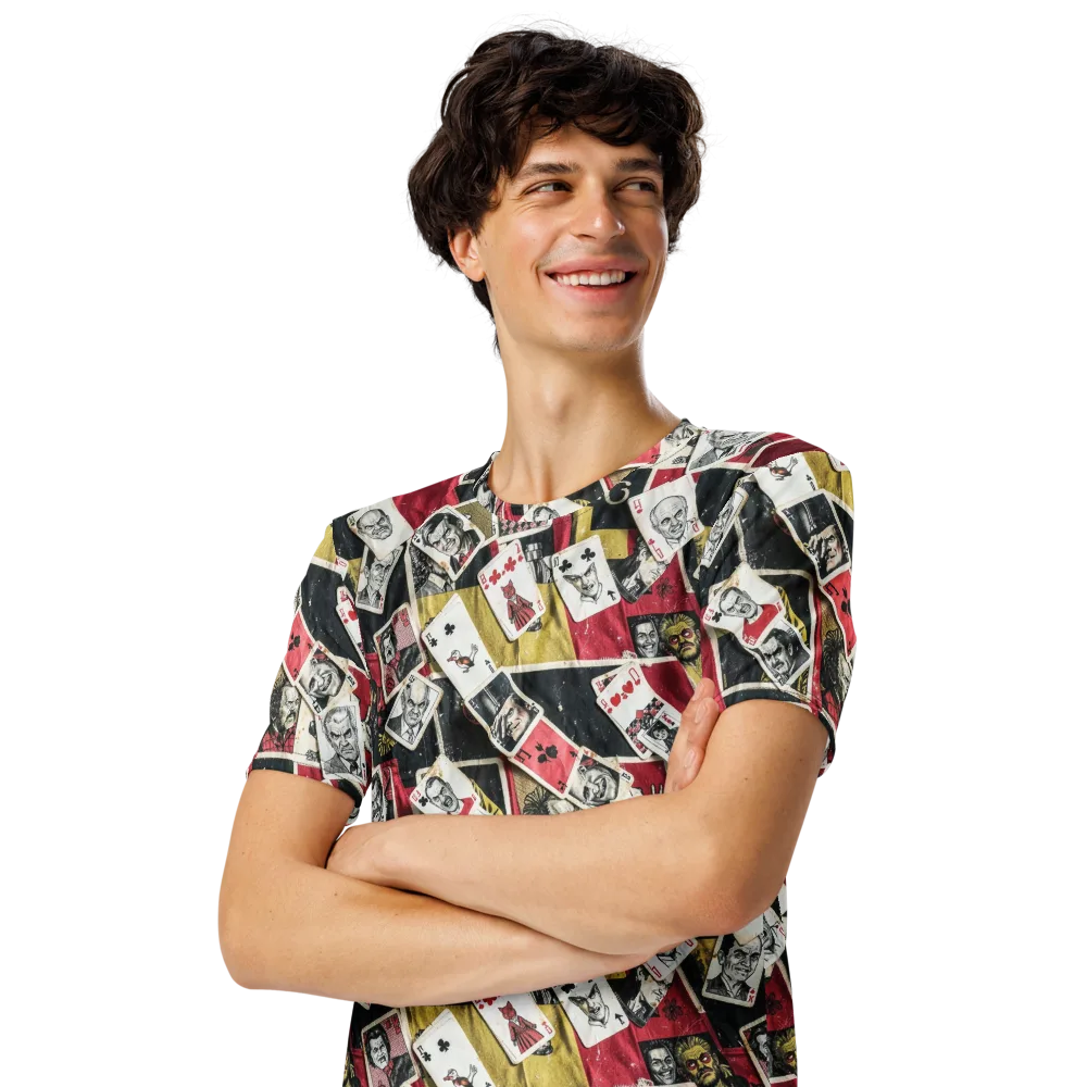 Velvet Ante on Men's Crew Neck T-Shirt — Left Front