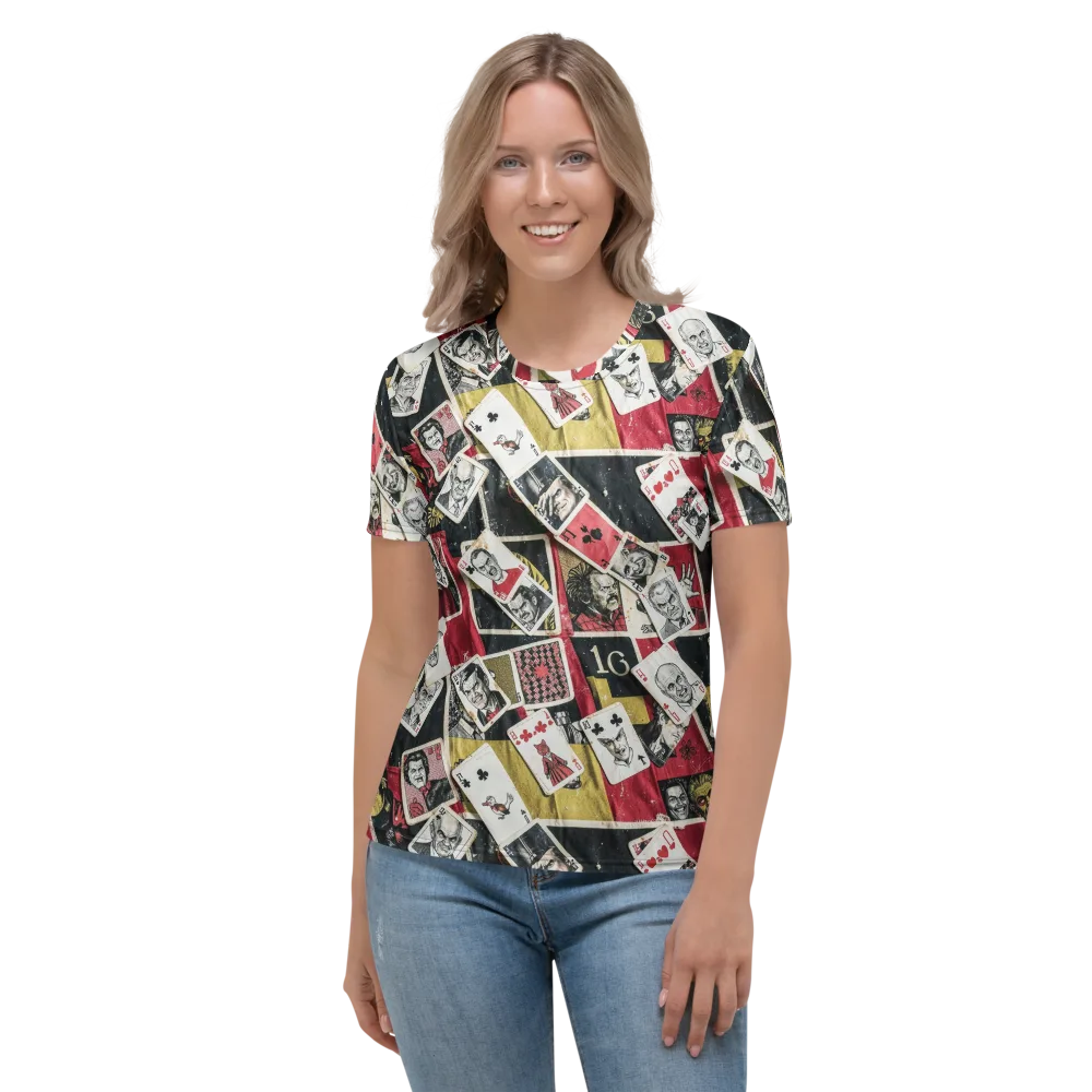 Velvet Ante on Women's Crew Neck T-Shirt — Front