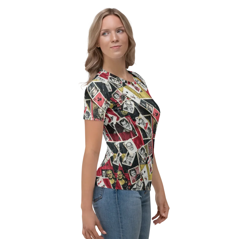 Velvet Ante on Women's Crew Neck T-Shirt — Right