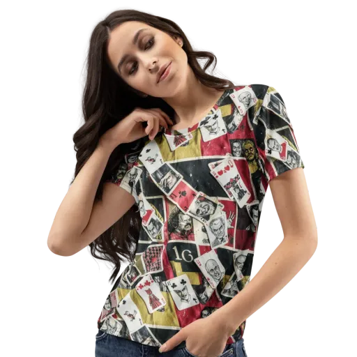 Velvet Ante on a Women's Crew Neck T-Shirt