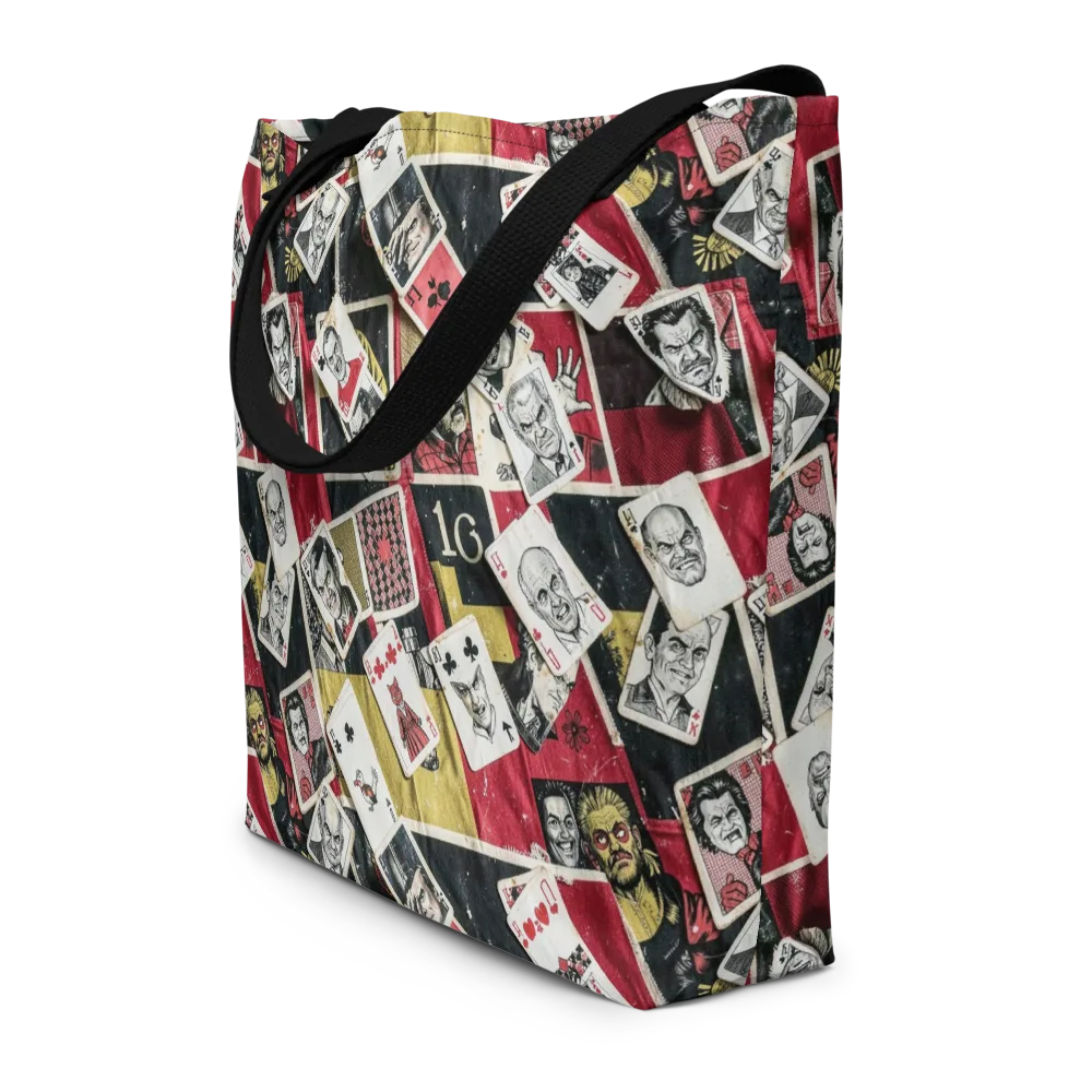 Velvet Ante on Large Tote Bag W/ Pocket — Front