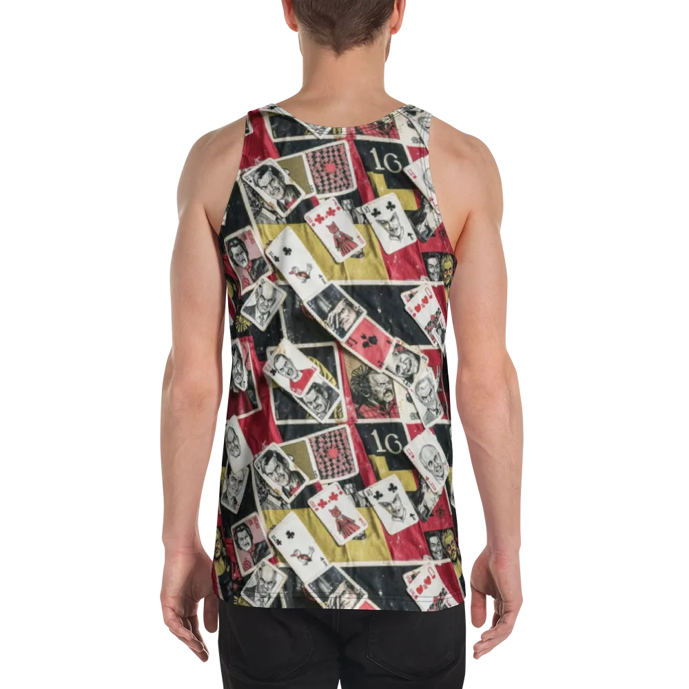 Velvet Ante on Men's Tank Top — Back