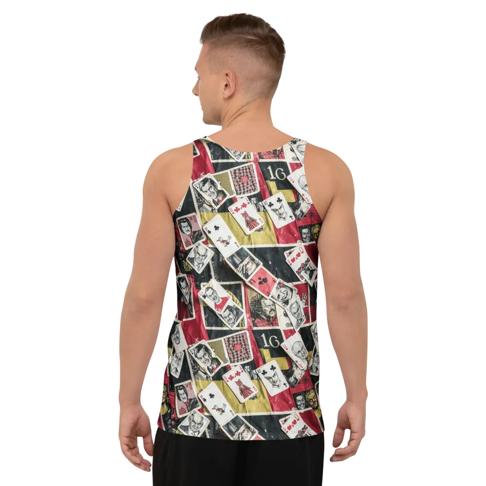 Velvet Ante on Men's Tank Top — Back
