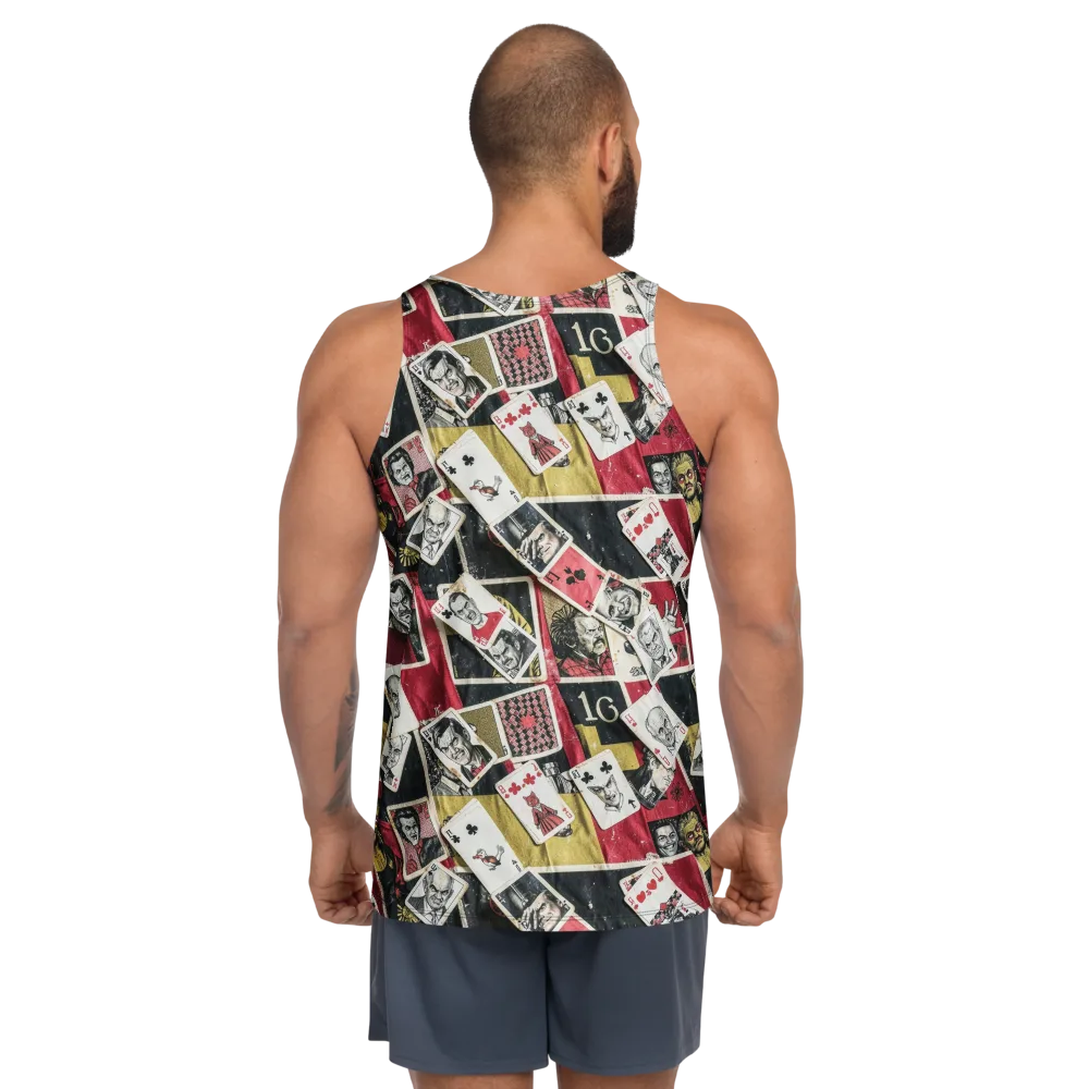 Velvet Ante on Men's Tank Top — Back