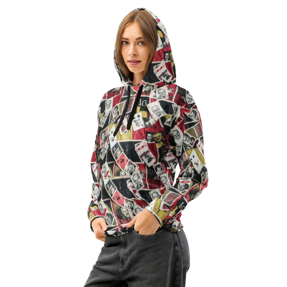 Velvet Ante on Cotton Hoodie — Left Front