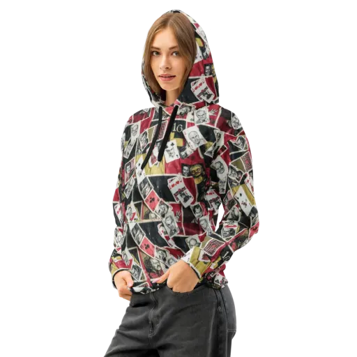Velvet Ante on a Cotton Hoodie
