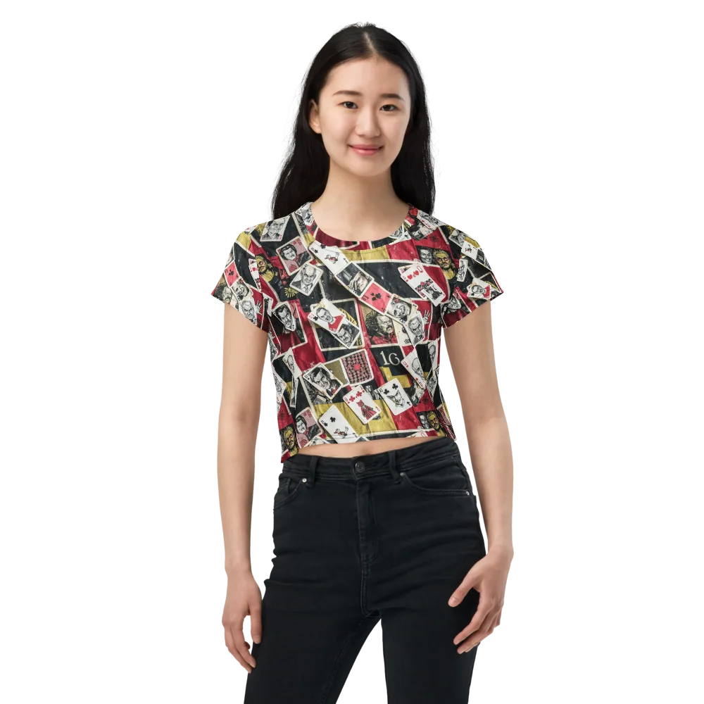 Velvet Ante on Crop Tee — Front