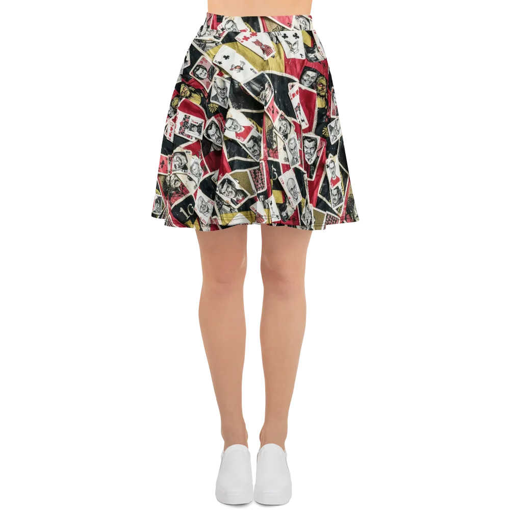 Velvet Ante on Skater Skirt — Front