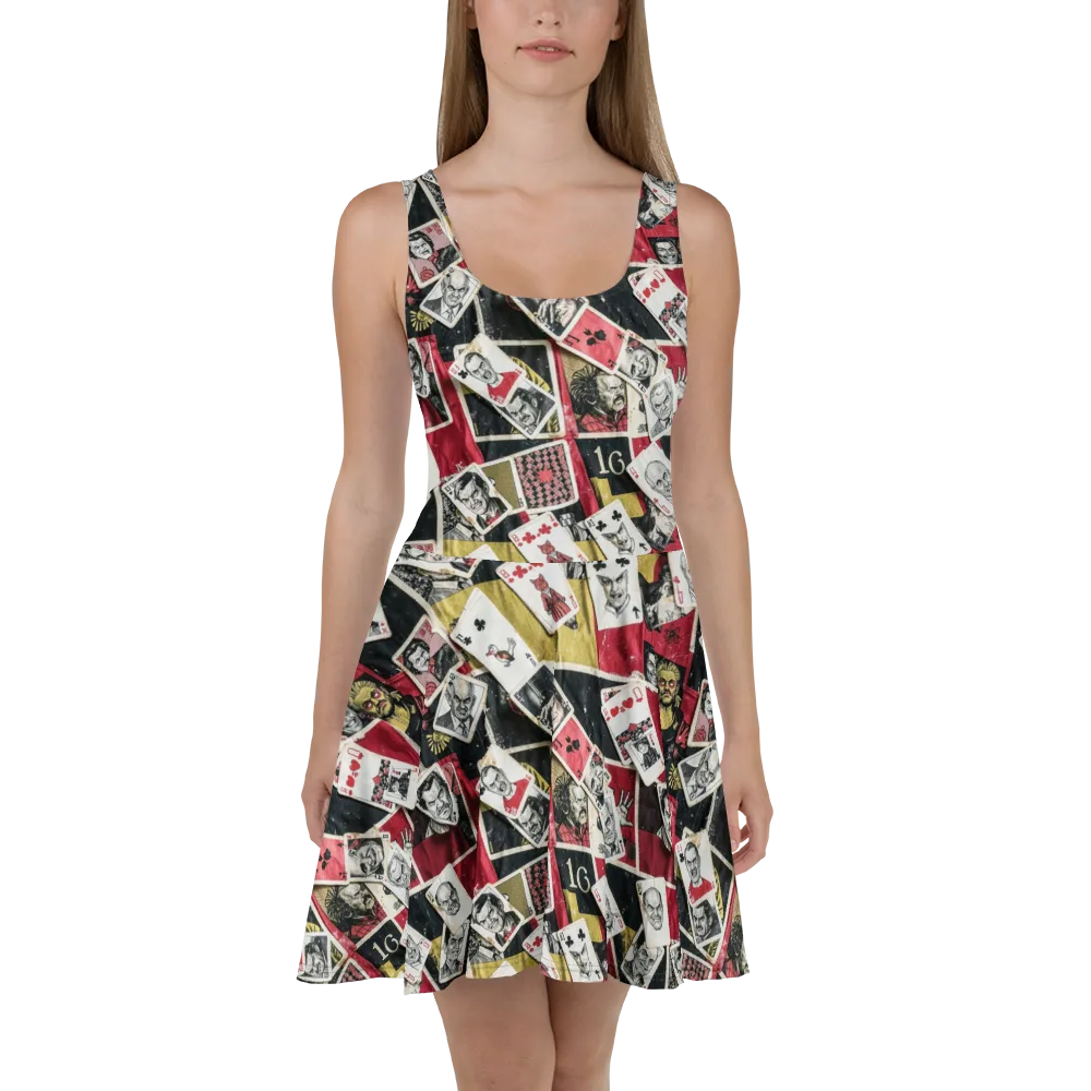Velvet Ante on Skater Dress — Front