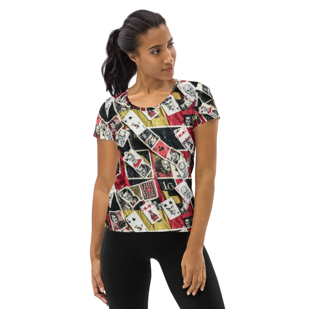 Velvet Ante on Women's Athletic T-Shirt — Front