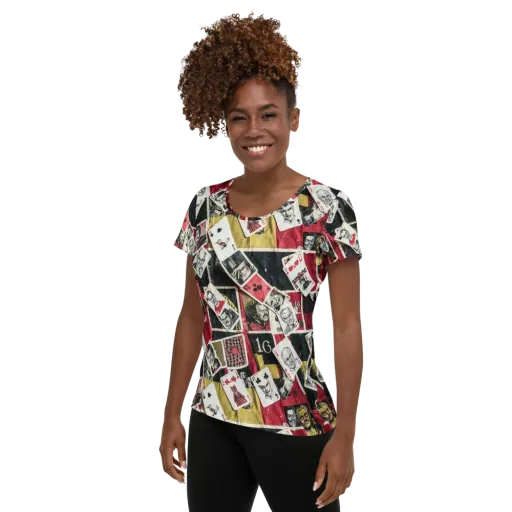 Velvet Ante on a Women's Athletic T-Shirt