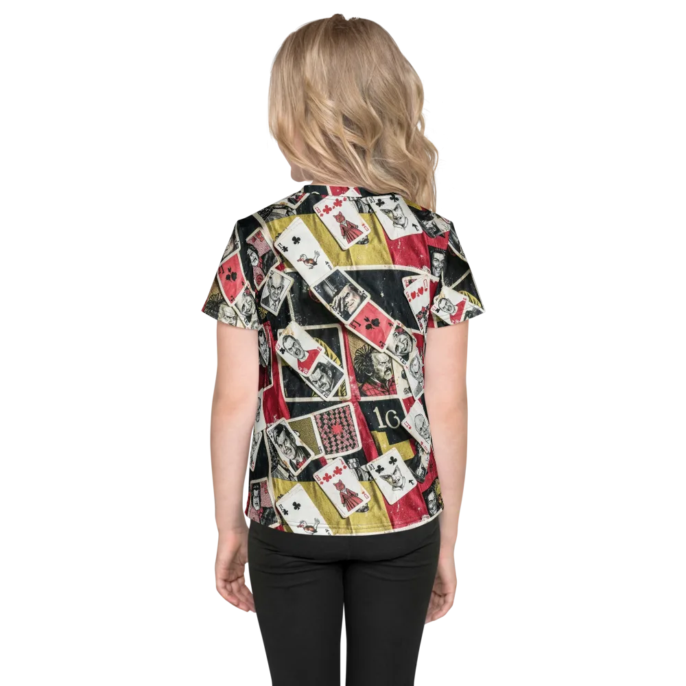Velvet Ante on Kids Crew Neck T-Shirt — Back