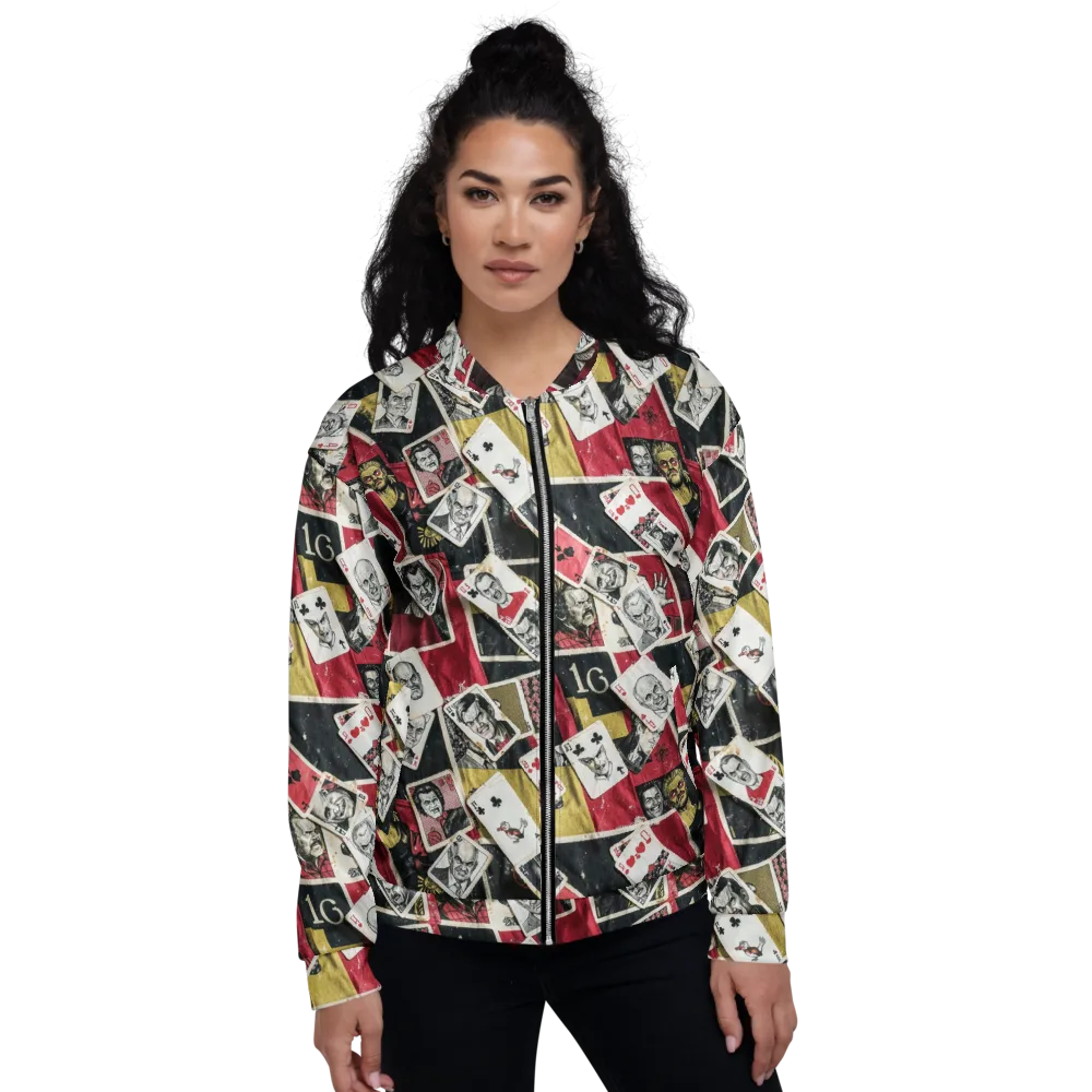 Velvet Ante on Bomber Jacket — Front
