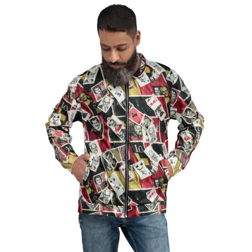 Velvet Ante on a Bomber Jacket
