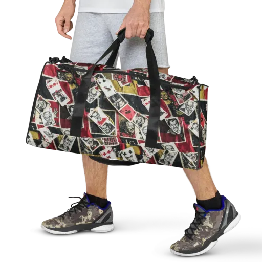 Velvet Ante on a Duffle Bag