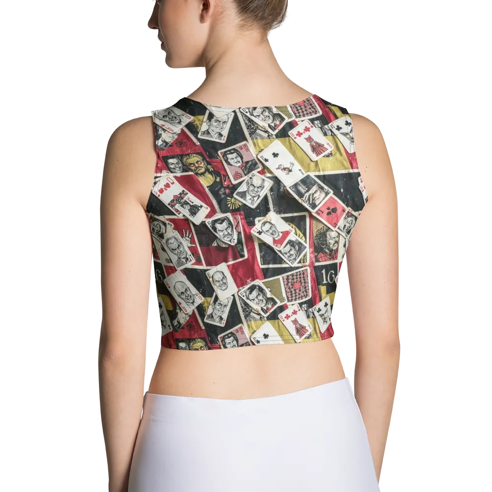Velvet Ante on Crop Top — Back