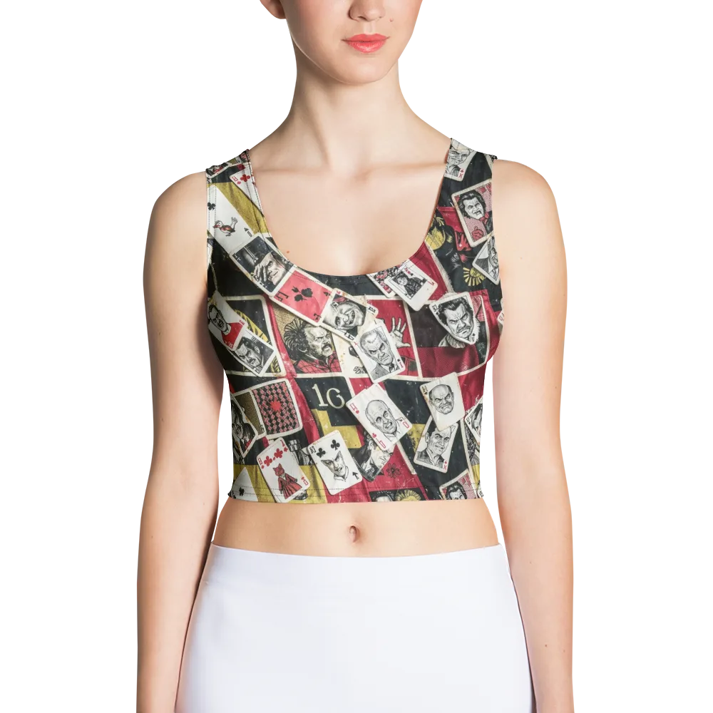 Velvet Ante on Crop Top — Front
