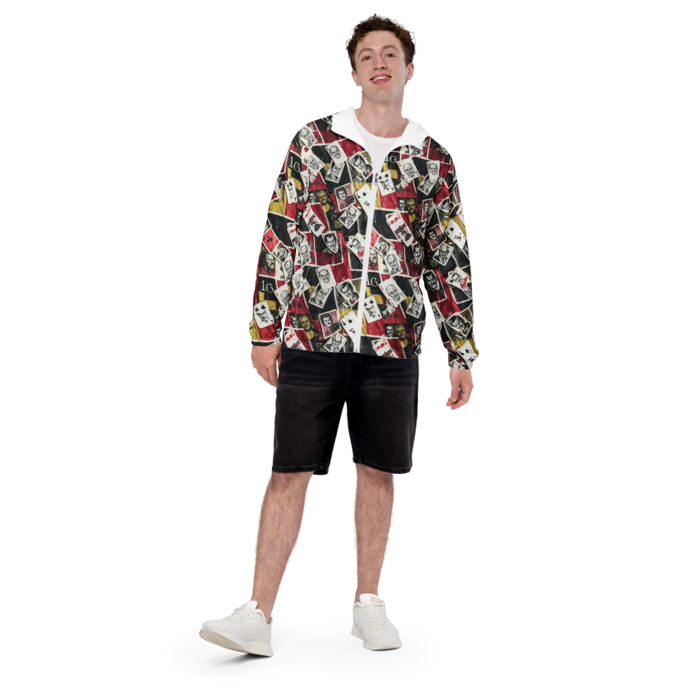 Velvet Ante on Men's Windbreaker — Front