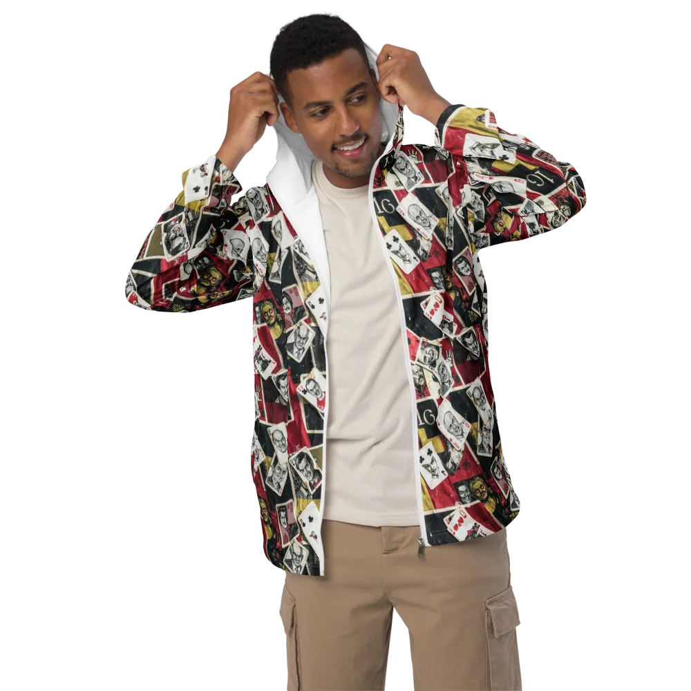 Velvet Ante on Men's Windbreaker — Front