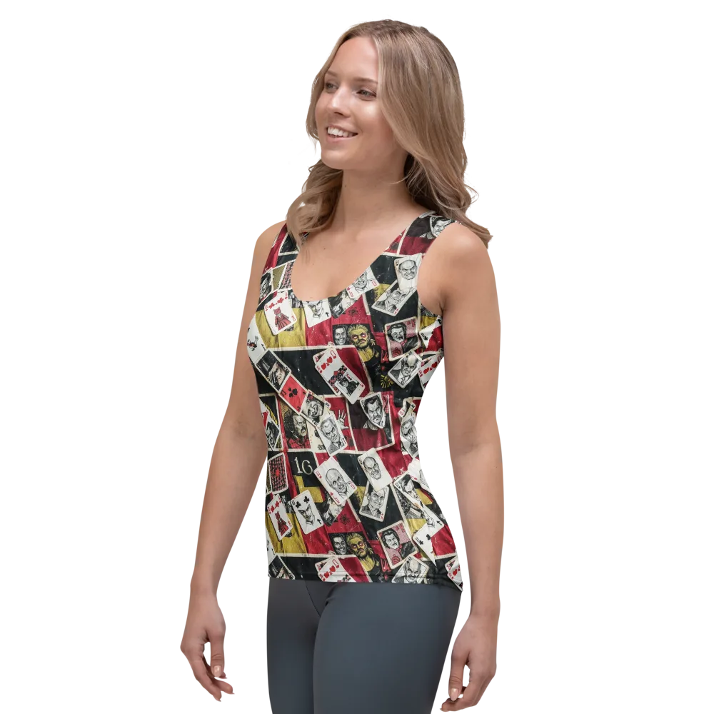 Velvet Ante on Women's Tank Top — Left Front