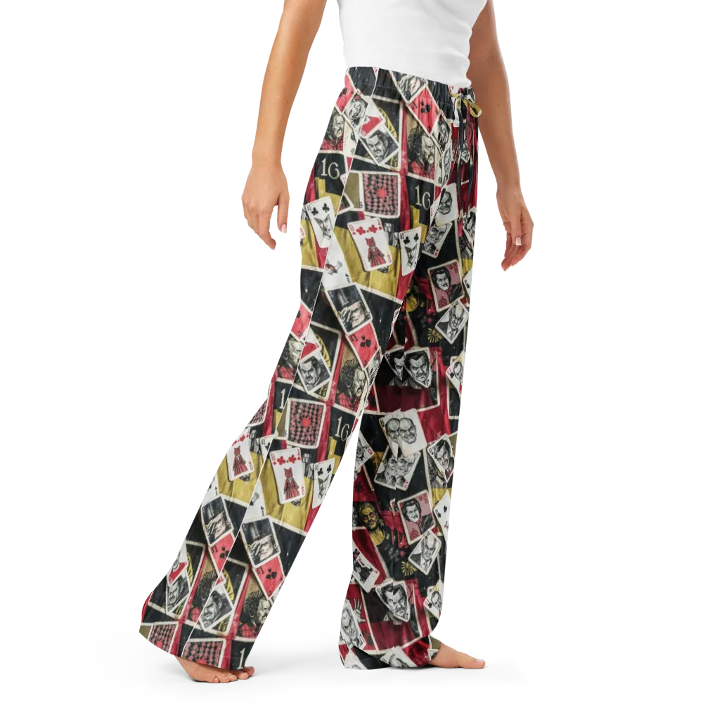 Velvet Ante on Women's Pajama Pants — Right Front