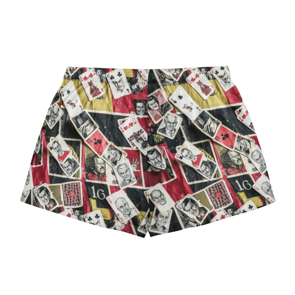 Velvet Ante on Women's Pajama Shorts — Back