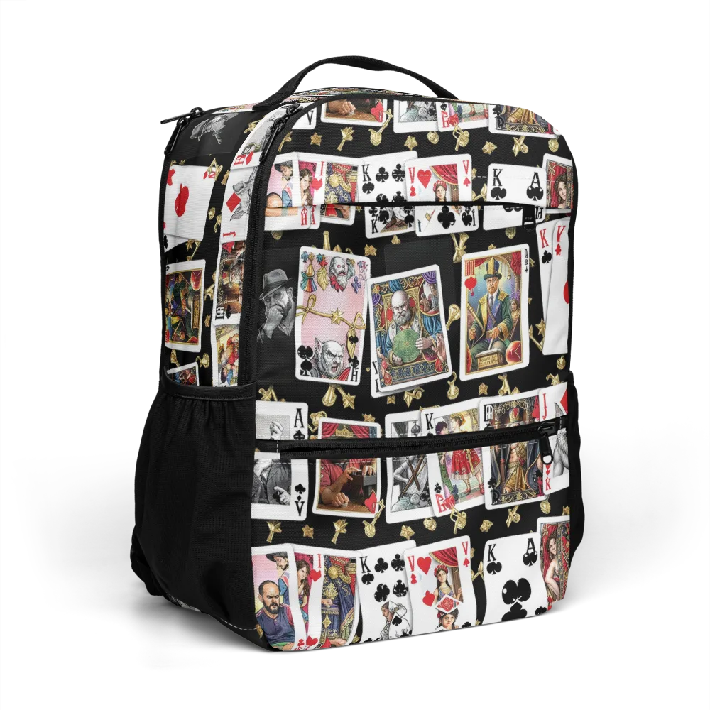 The Cardsharp’s Table on Utility Backpack — Right Front