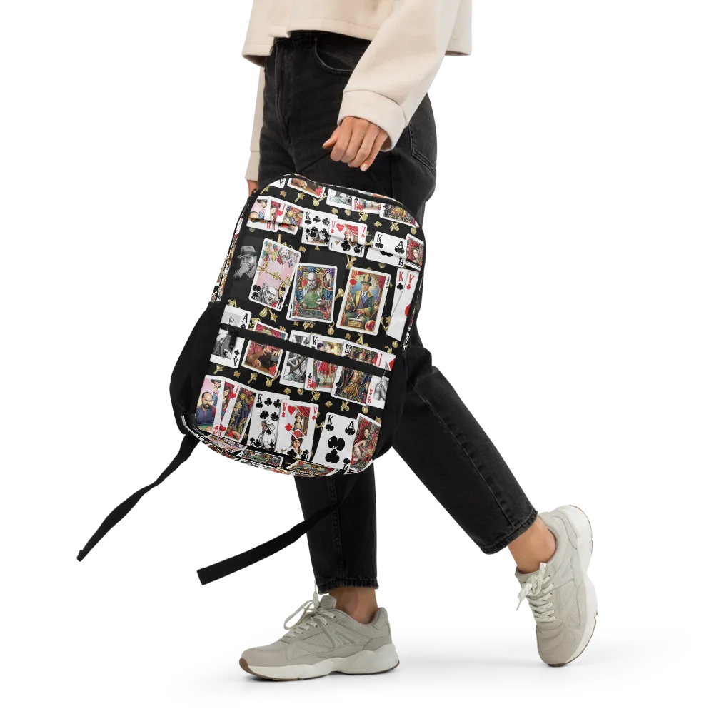 The Cardsharp’s Table on Utility Backpack — Front