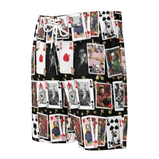 The Cardsharp’s Table on a Men's Board Shorts