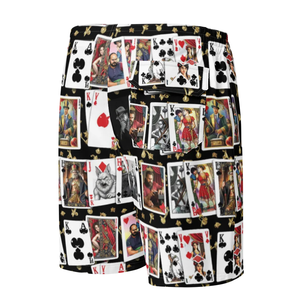 The Cardsharp’s Table on Men's Board Shorts — Back