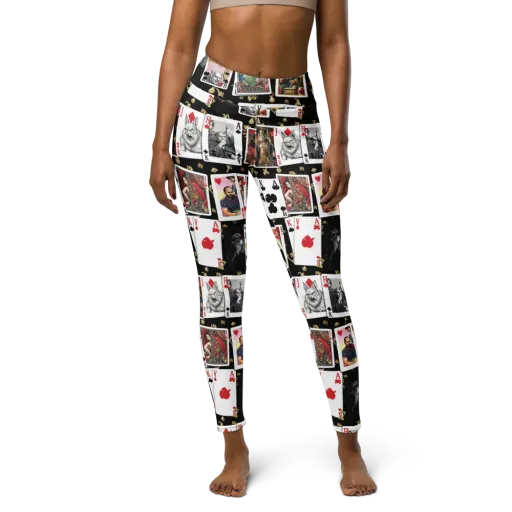 The Cardsharp’s Table on a Yoga Leggings