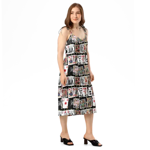 The Cardsharp’s Table on a Slip Dress