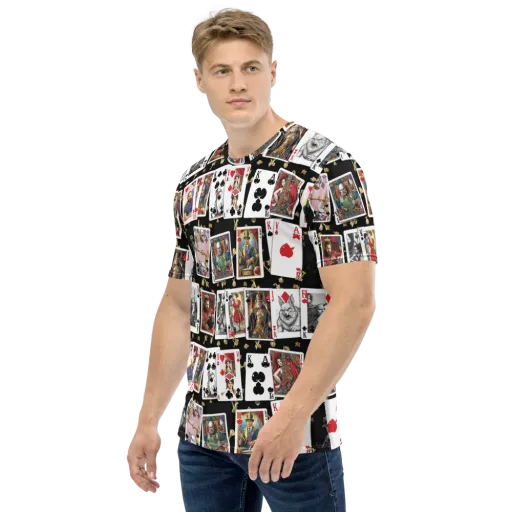 The Cardsharp’s Table on a Men's Crew Neck T-Shirt
