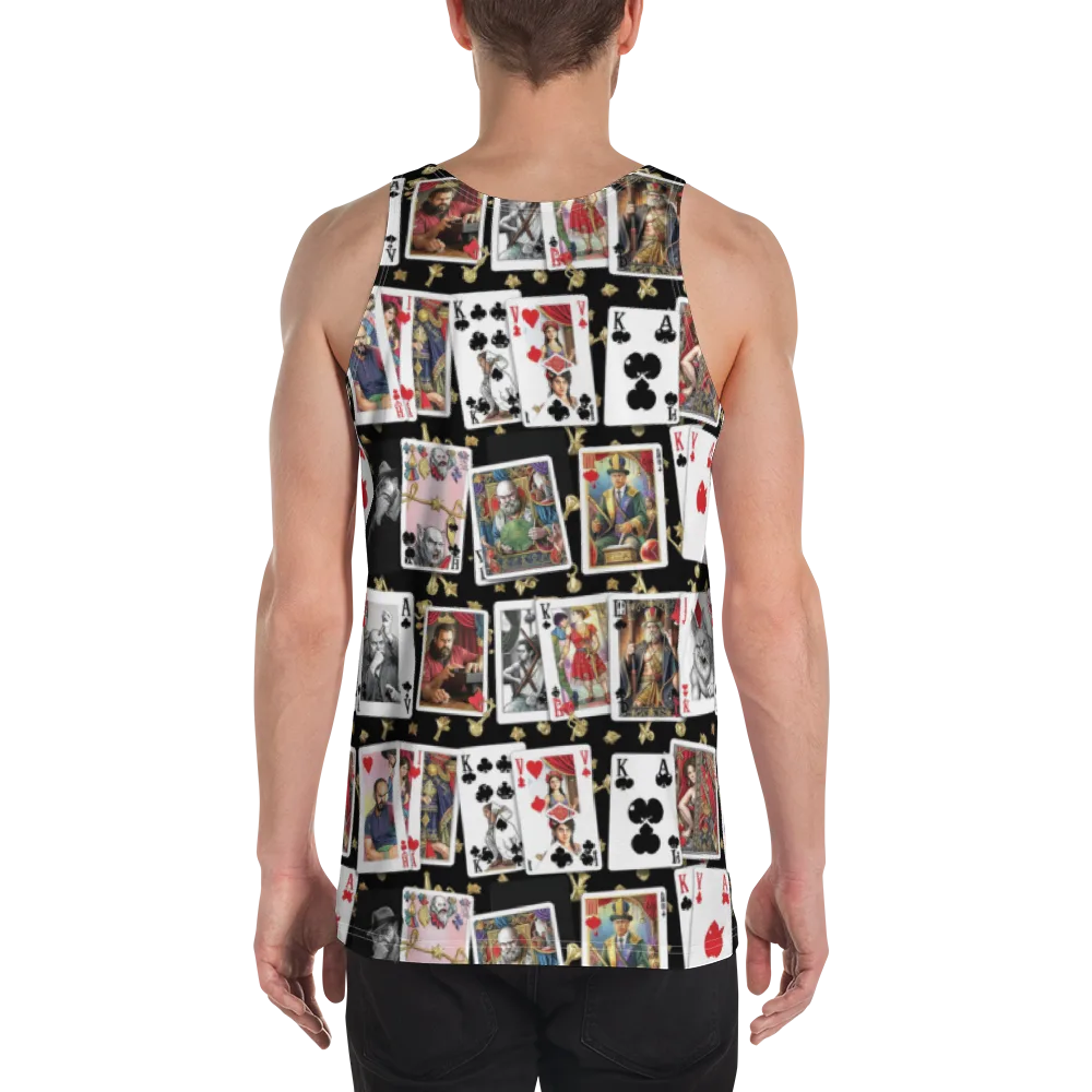The Cardsharp’s Table on Men's Tank Top — Back