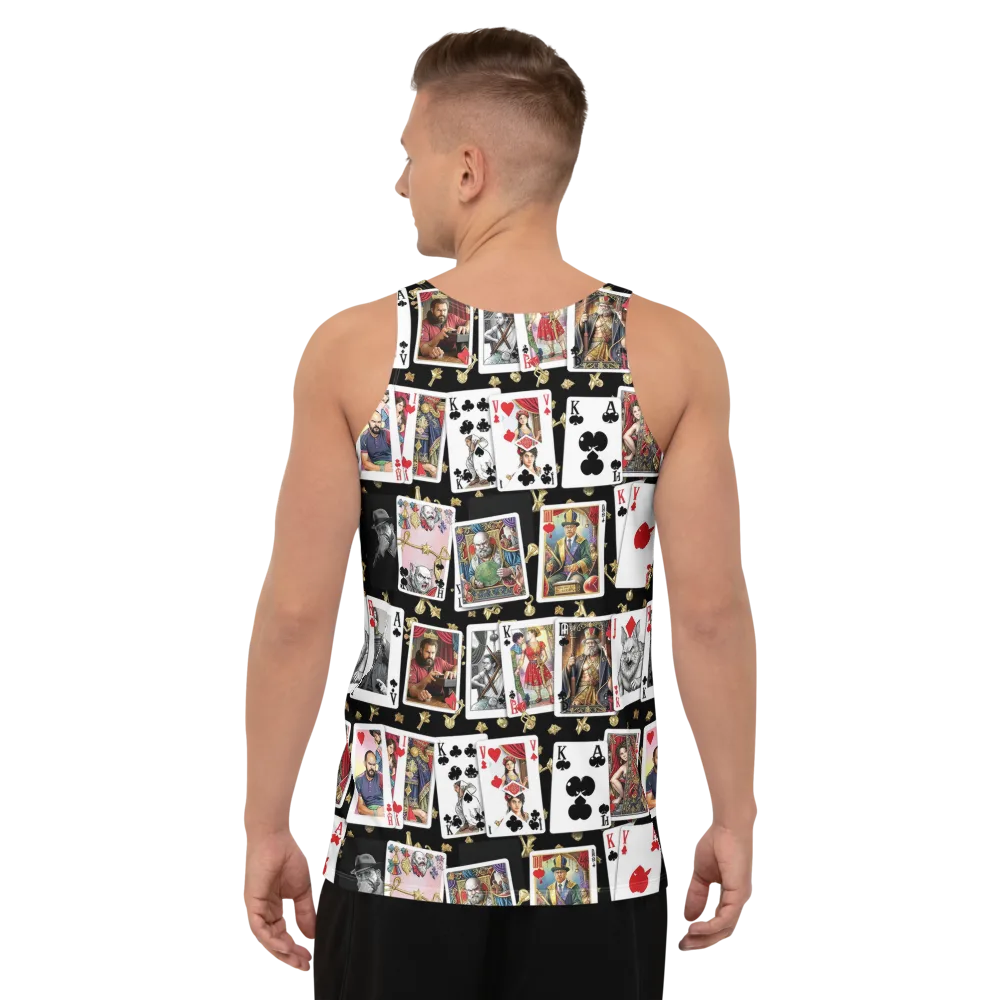 The Cardsharp’s Table on Men's Tank Top — Back