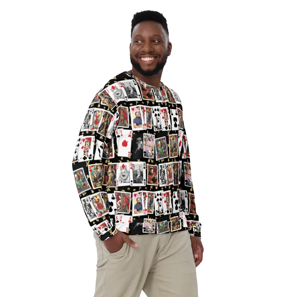 The Cardsharp’s Table on Sweatshirt — Front