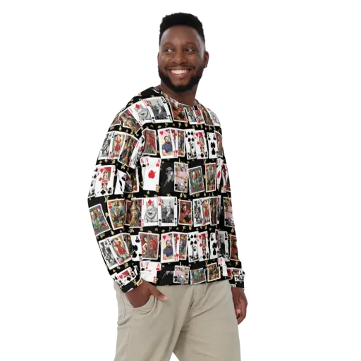 The Cardsharp’s Table on a Sweatshirt