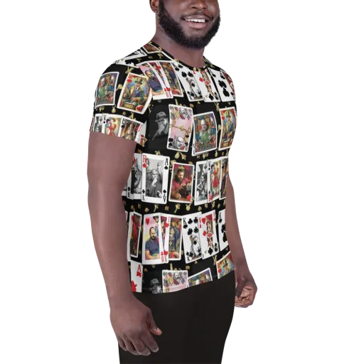 The Cardsharp’s Table on a Men's Athletic T-Shirt