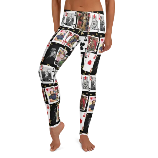 The Cardsharp’s Table on a Leggings