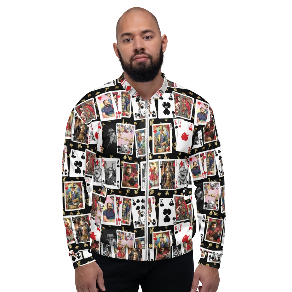 The Cardsharp’s Table on Bomber Jacket — Front