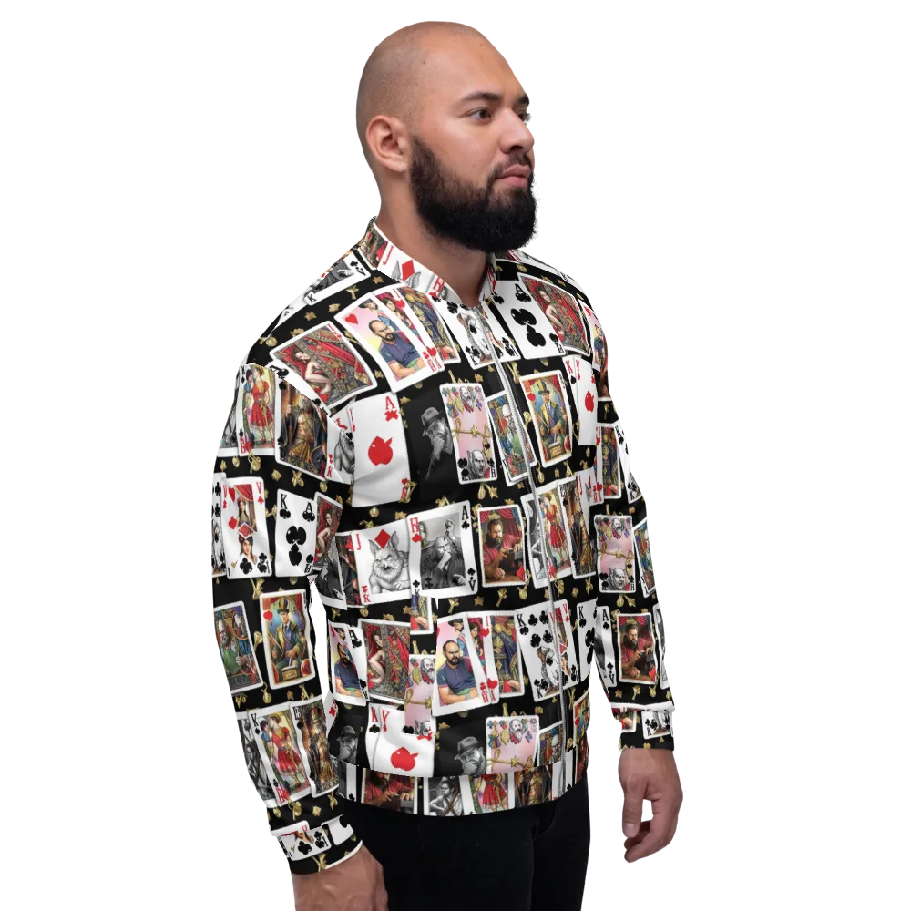 The Cardsharp’s Table on Bomber Jacket — Right