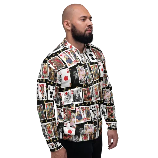 The Cardsharp’s Table on a Bomber Jacket