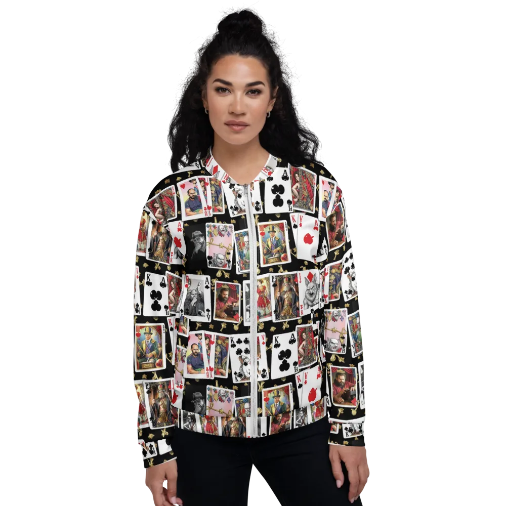 The Cardsharp’s Table on Bomber Jacket — Front