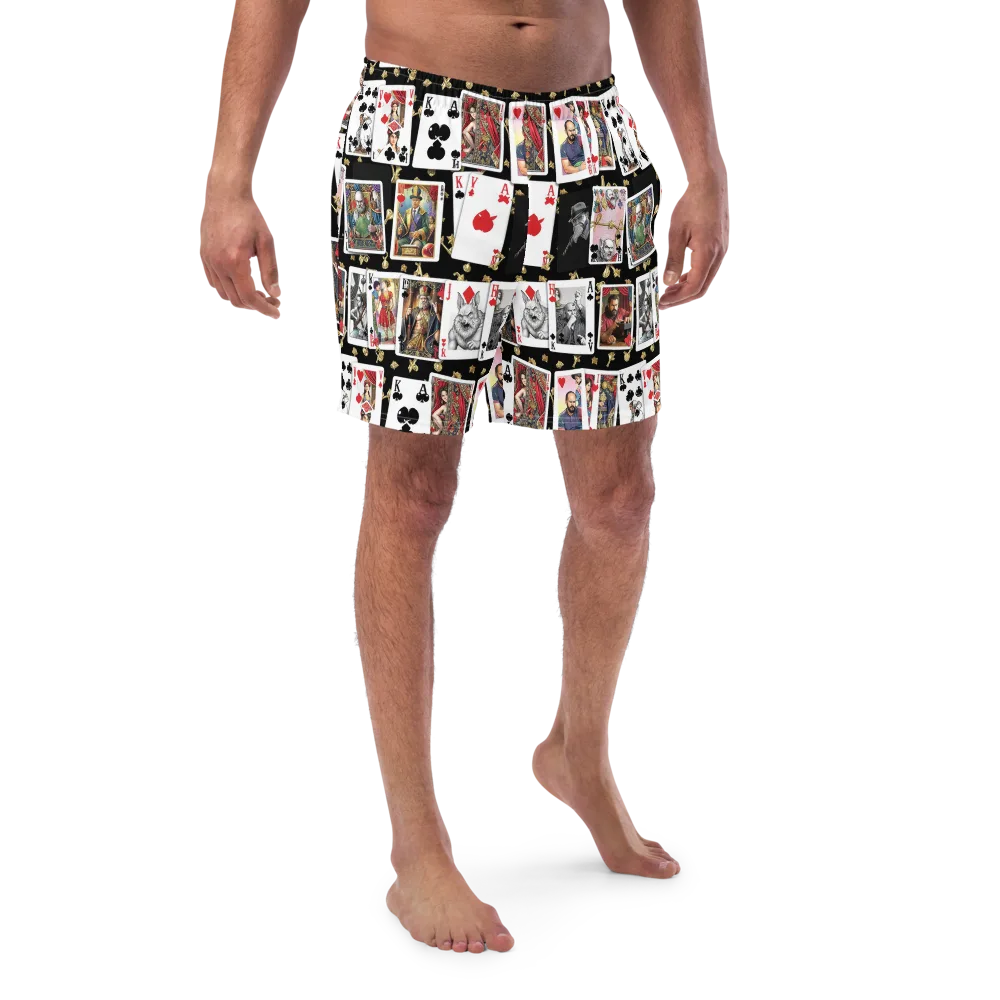 The Cardsharp’s Table on Swim Trunks — Front