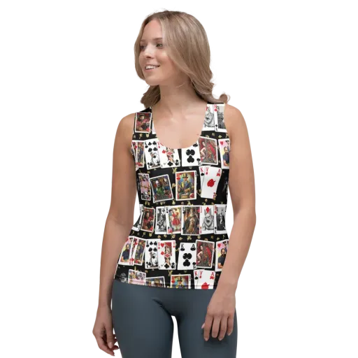 The Cardsharp’s Table on a Women's Tank Top