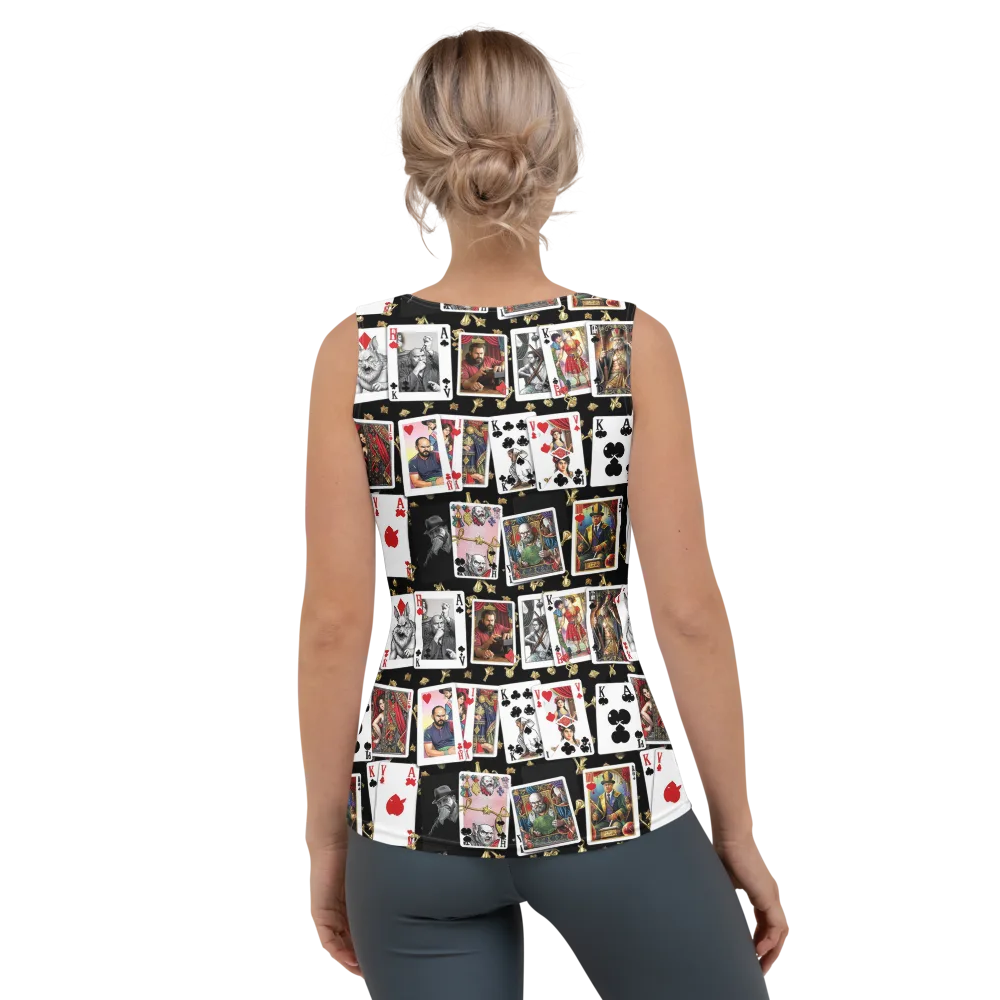 The Cardsharp’s Table on Women's Tank Top — Back