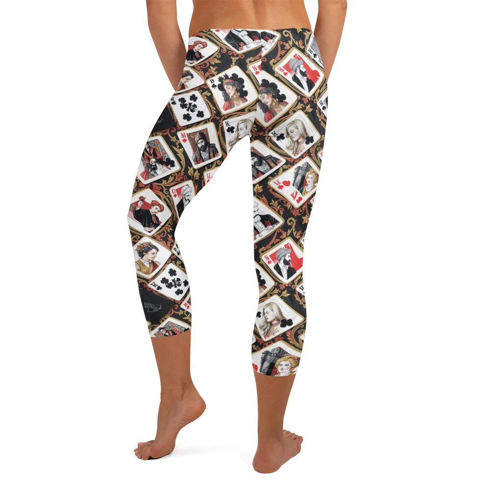 Gilded Deck on Capri Leggings — Back