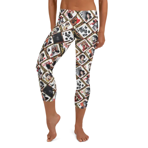 Gilded Deck on a Capri Leggings