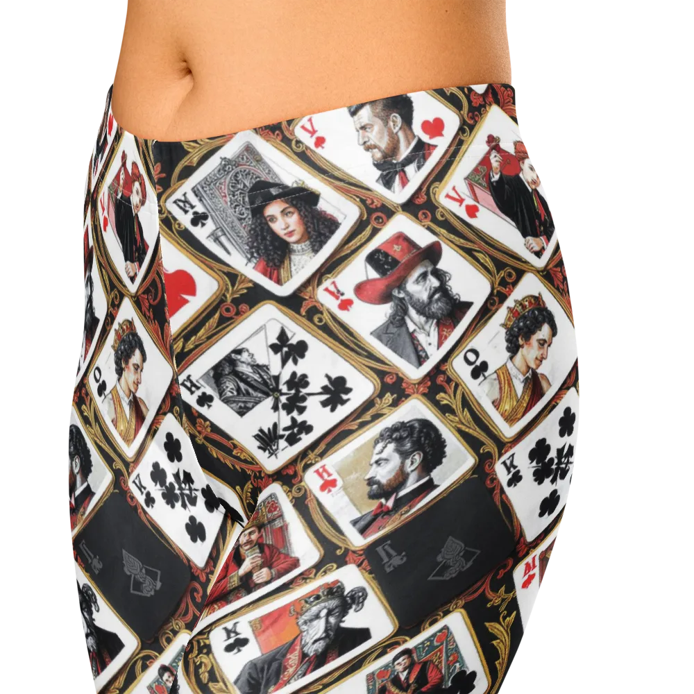 Gilded Deck on Capri Leggings — Zoomed-in
